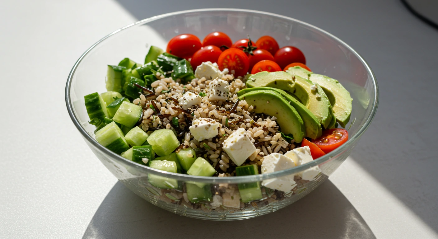 Rice With Vibrant Veggies And Fragrant Herbs
