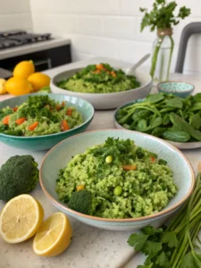 Detox Green Rice Recipe