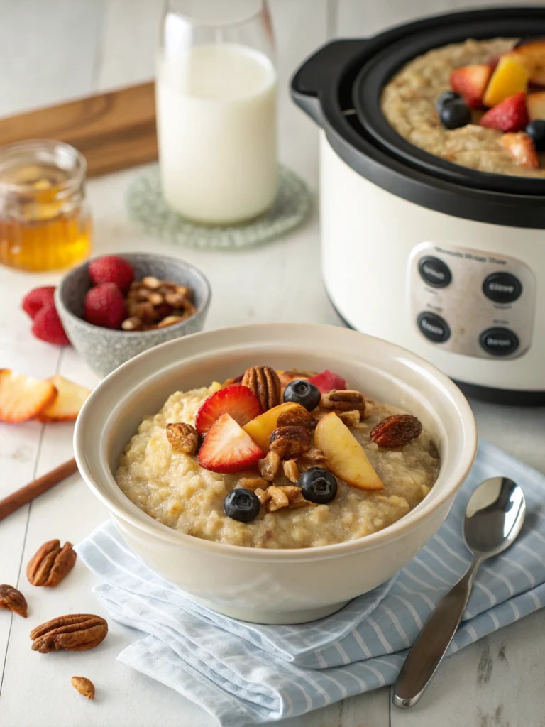 Rice Cooker Oatmeal