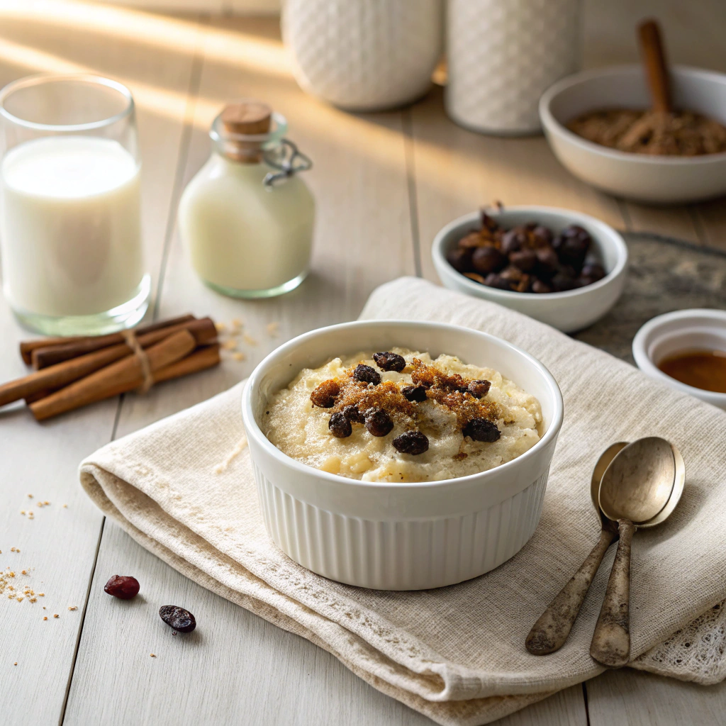 Cinnamon Raisin Rice Pudding