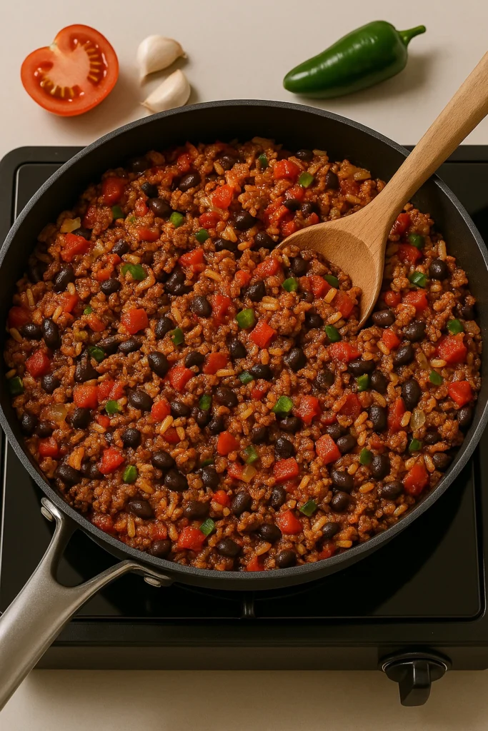 Mexican Beef Stuffed Peppers