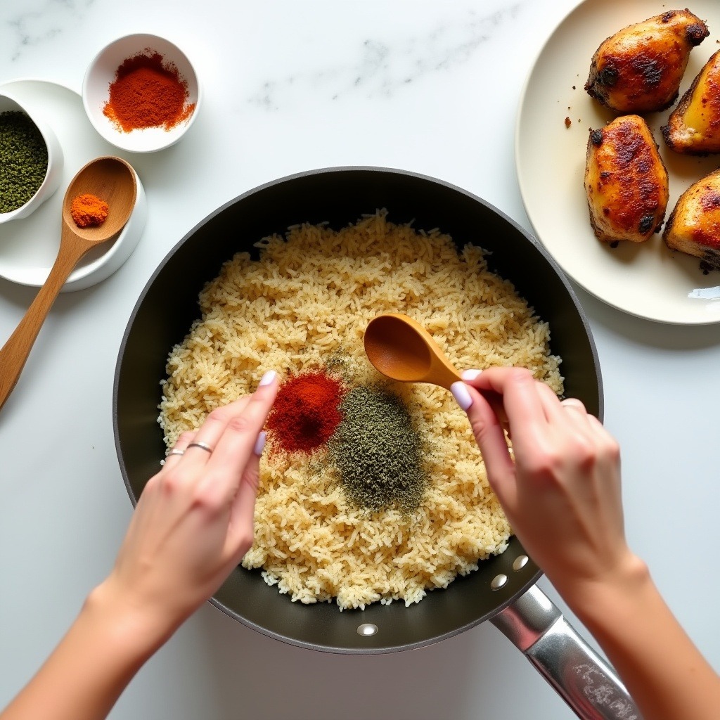 Greek Chicken and Lemon Rice
