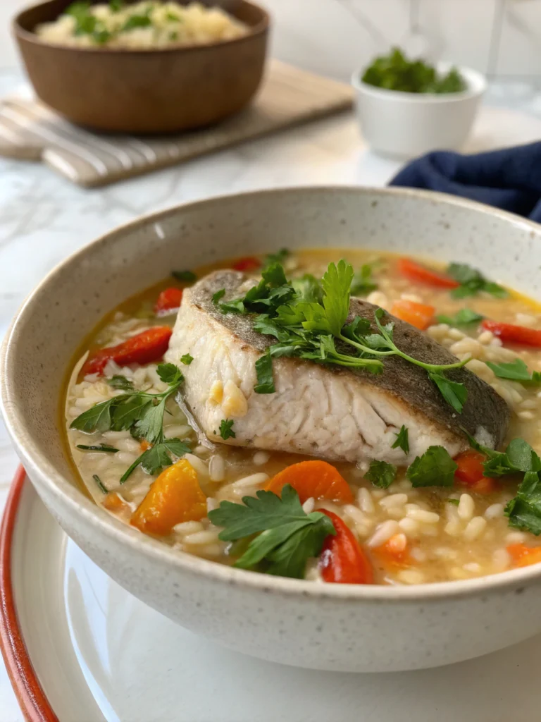 Fish and Rice Soup