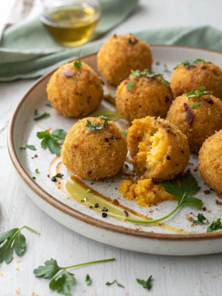 pumpkin arancini balls