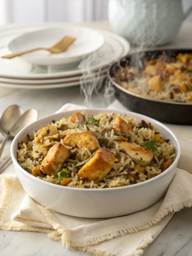 Turkey and Wild Rice Pilaf