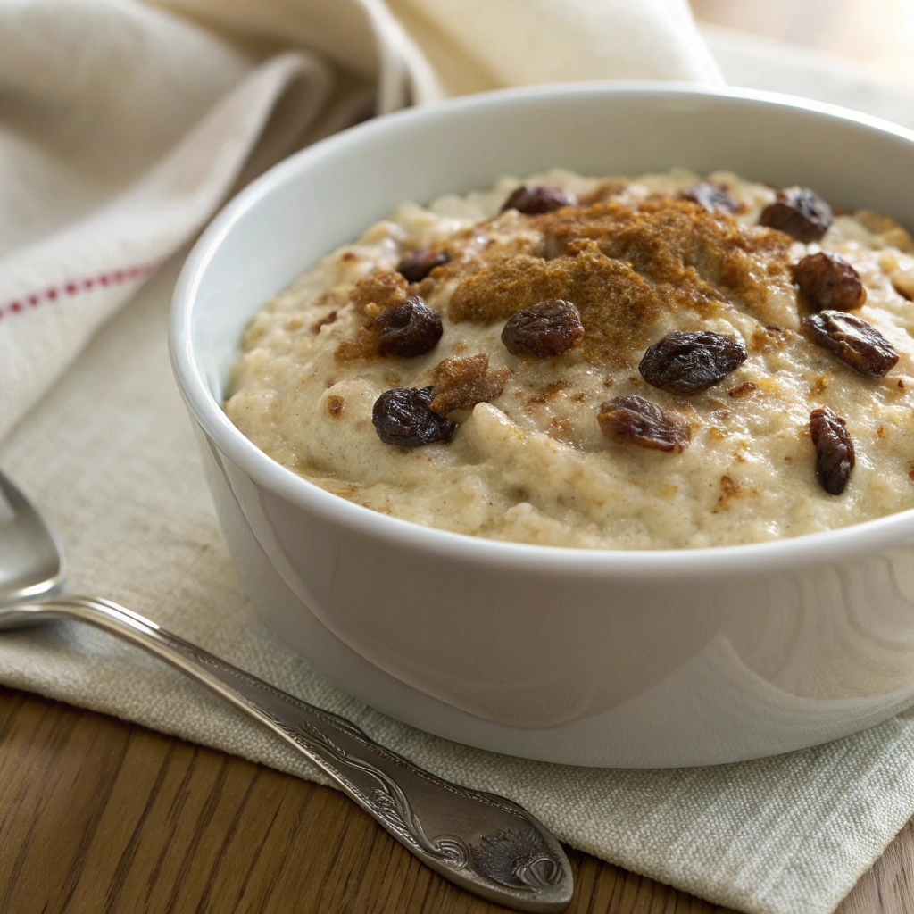Cinnamon Raisin Rice Pudding