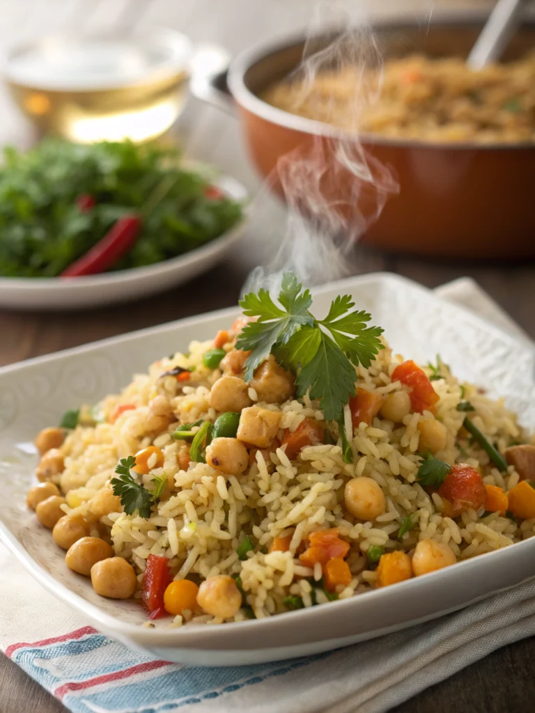 Chickpea Rice Pilaf