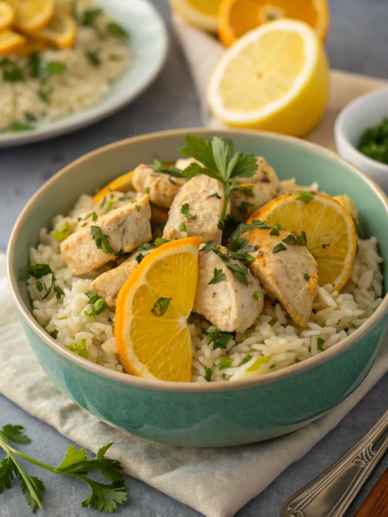 Citrus Herb Chicken Rice Bowl