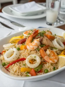 Peruvian Seafood Rice