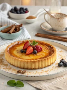 Caramel Rice Pudding Tart