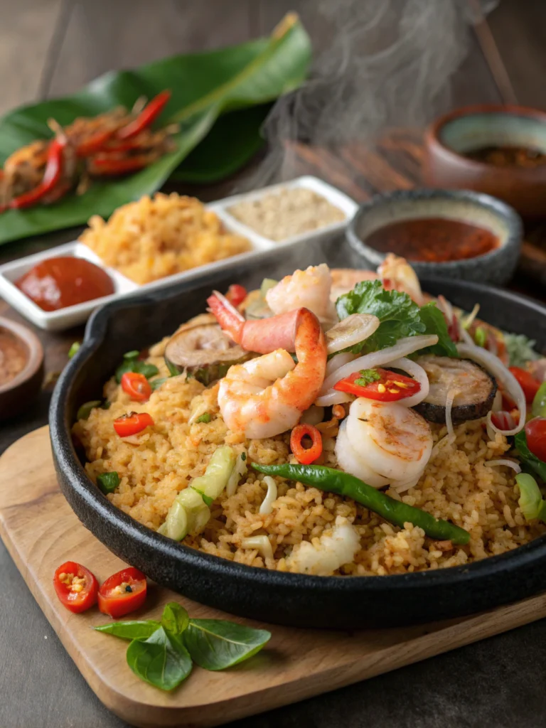 Indonesian Seafood Rice