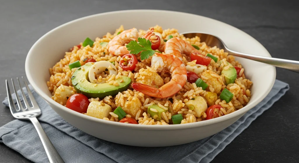 Peruvian Seafood Rice