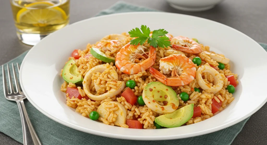 Peruvian Seafood Rice