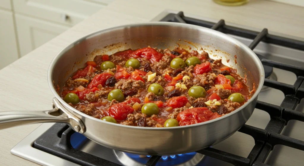 Cuban Picadillo Rice Bowl