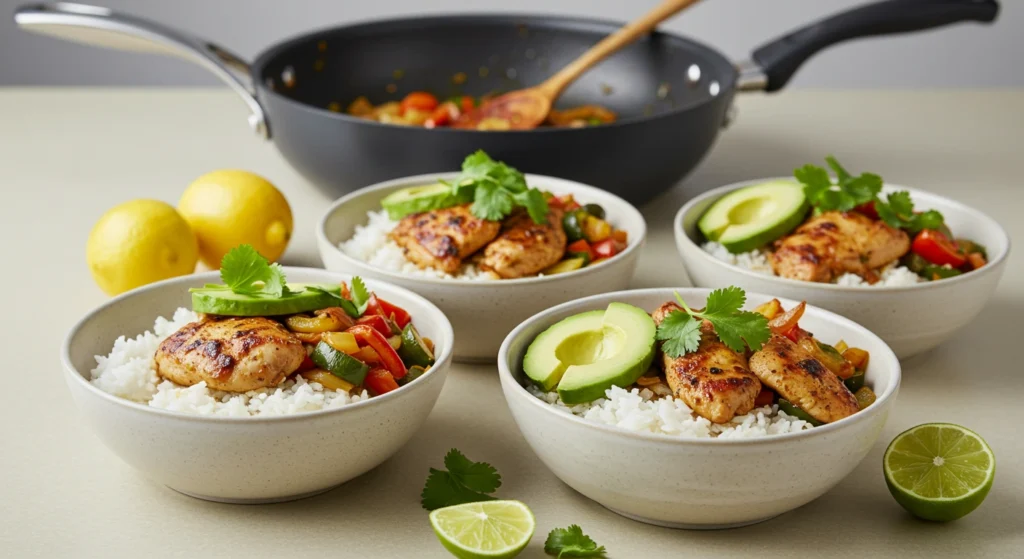 Citrus Herb Chicken Rice Bowl