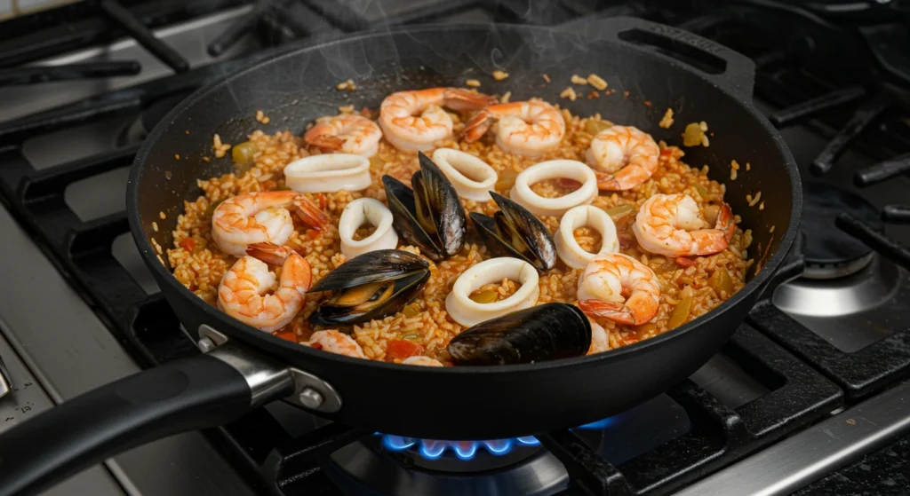Spicy Seafood Rice