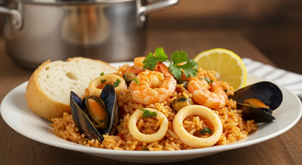 Spicy Seafood Rice
