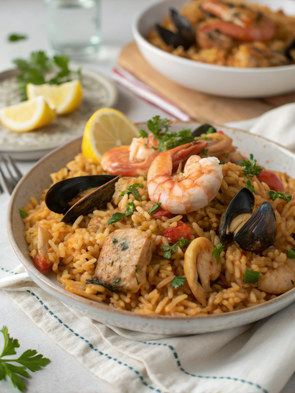 Greek Seafood Rice