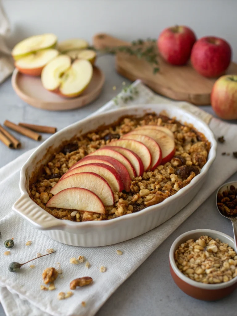 Baked Apple Rice Crisp