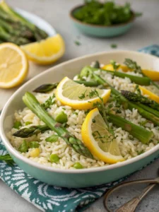 Asparagus and Lemon Rice Salad