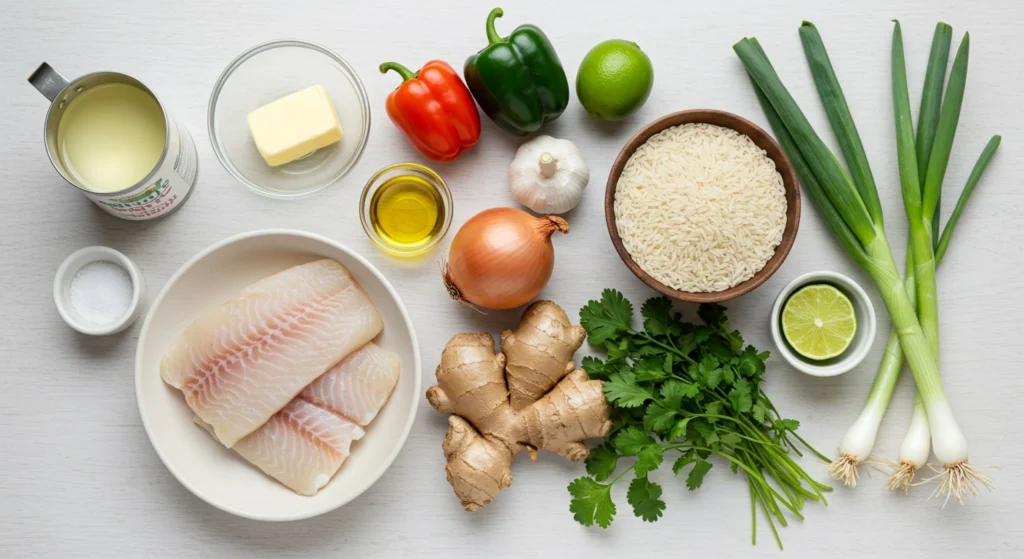 Caribbean Jerk Fish Rice
