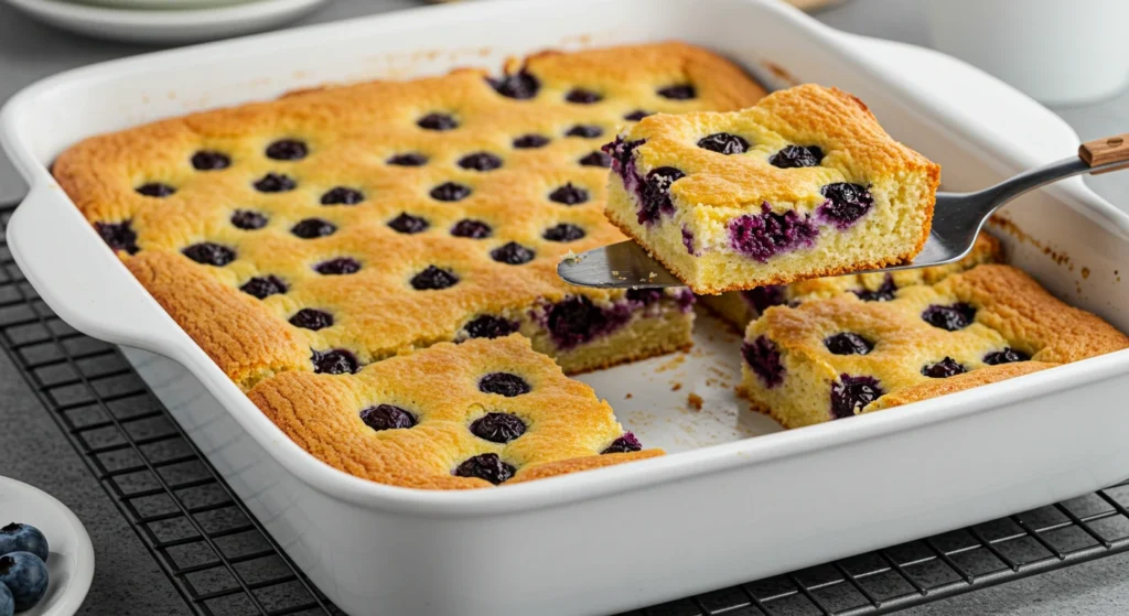 Lemon Blueberry Rice Squares