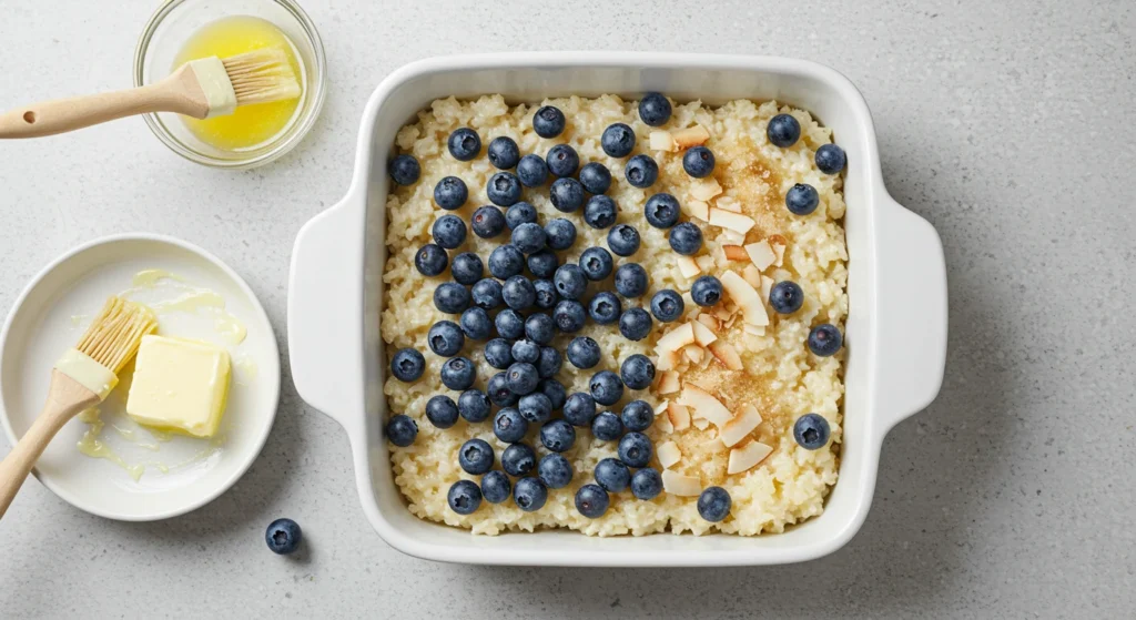 Lemon Blueberry Rice Squares