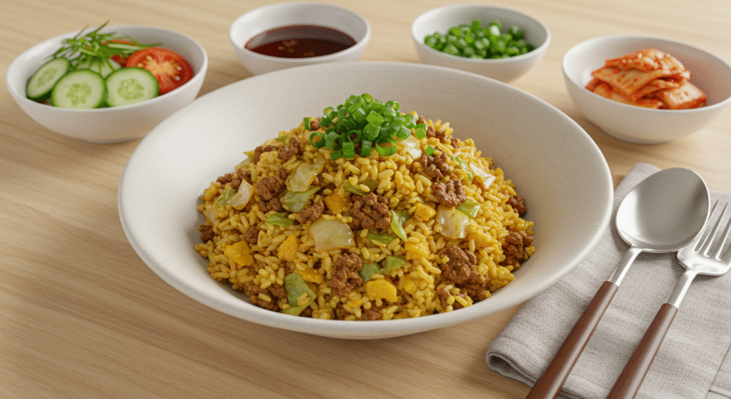 Beef and Cabbage Fried Rice