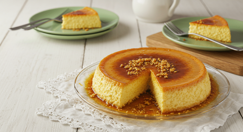 Rice Custard Flan