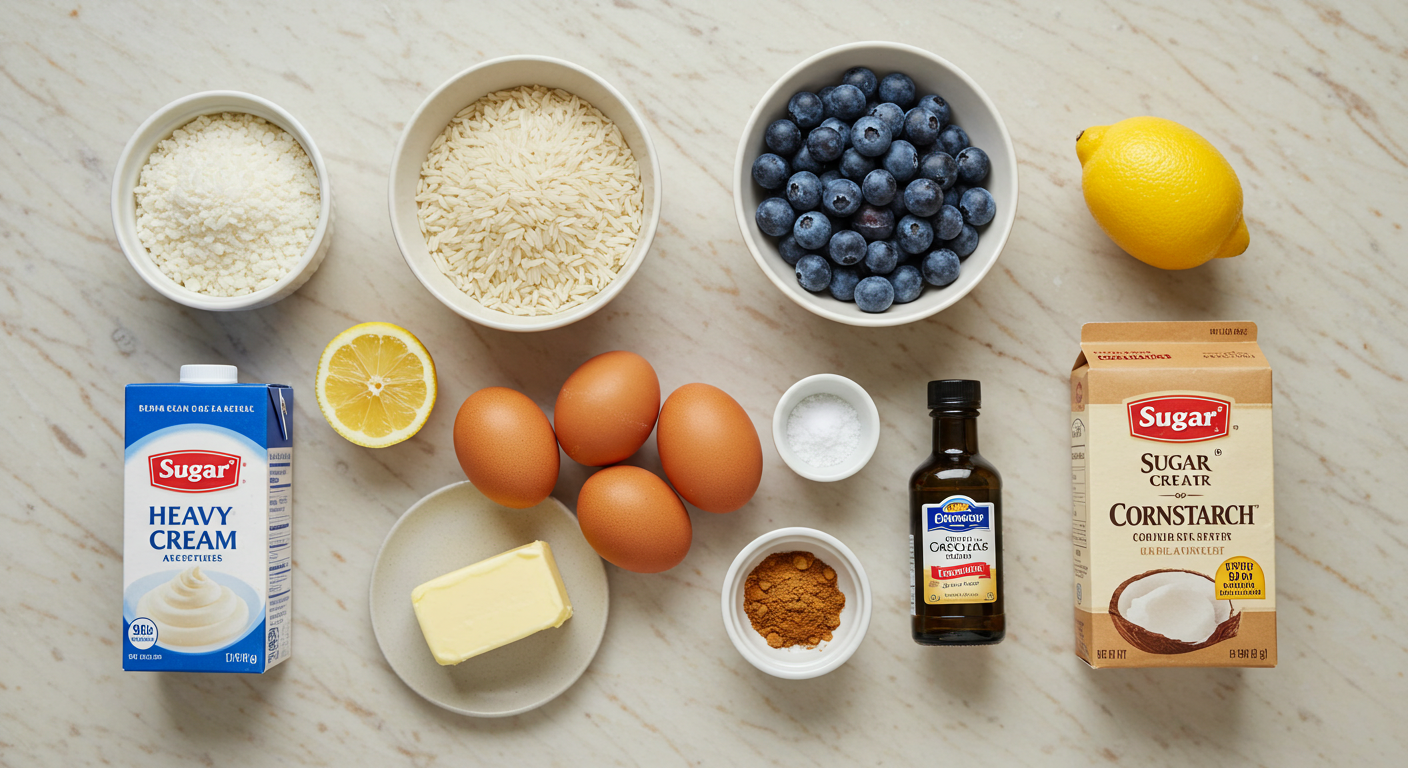 Lemon Blueberry Rice Squares