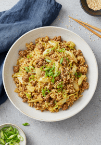 Beef and Cabbage Fried Rice