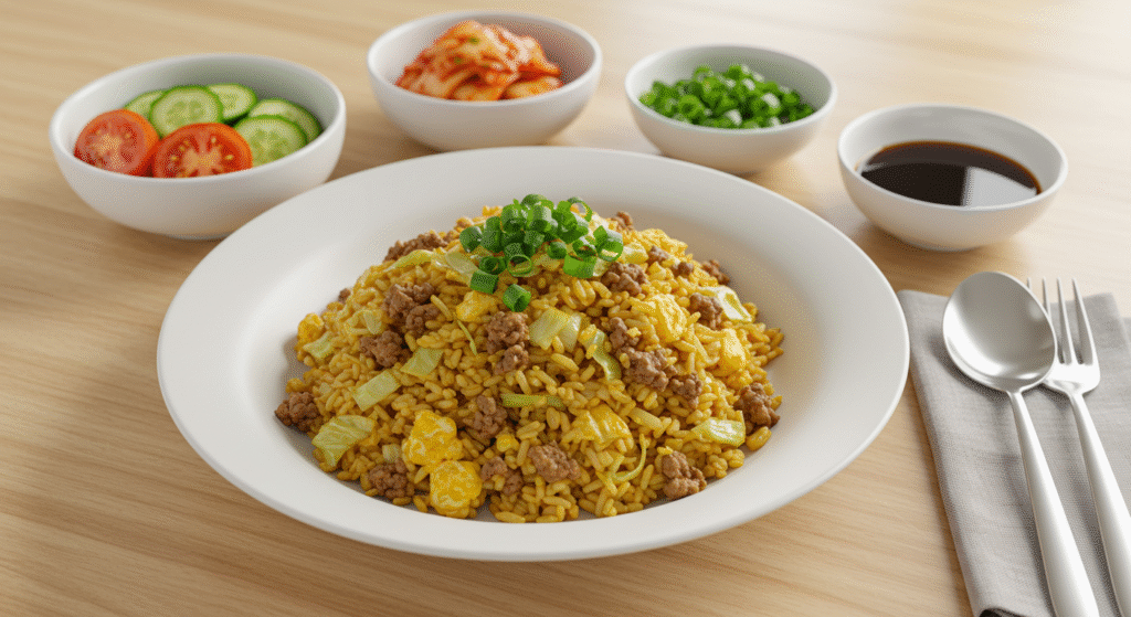 Beef and Cabbage Fried Rice