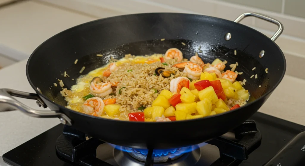 Thai Pineapple Seafood Fried Rice 3