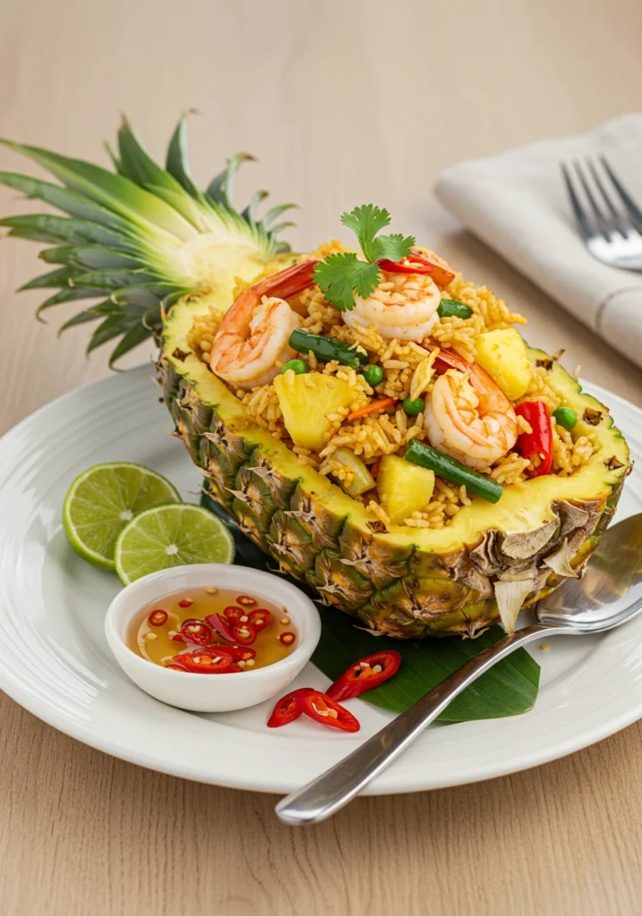 Thai Pineapple Seafood Fried Rice