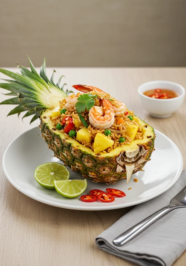 Thai Pineapple Seafood Fried Rice
