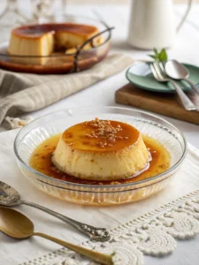 Rice Custard Flan