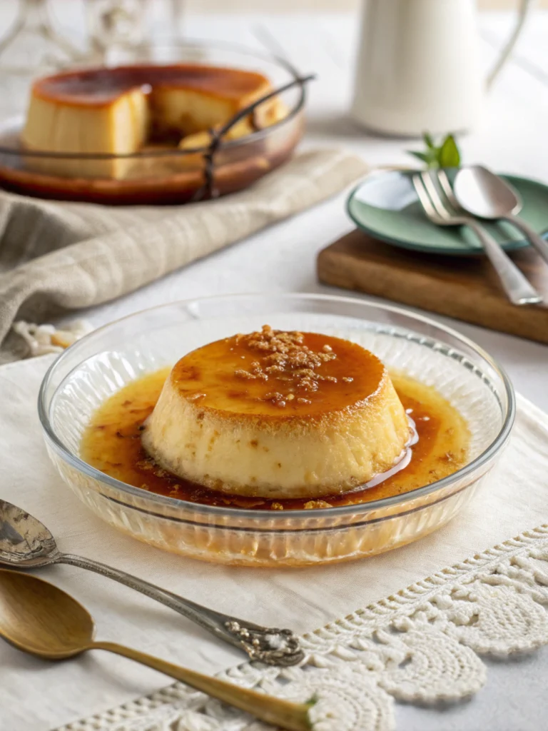 Rice Custard Flan