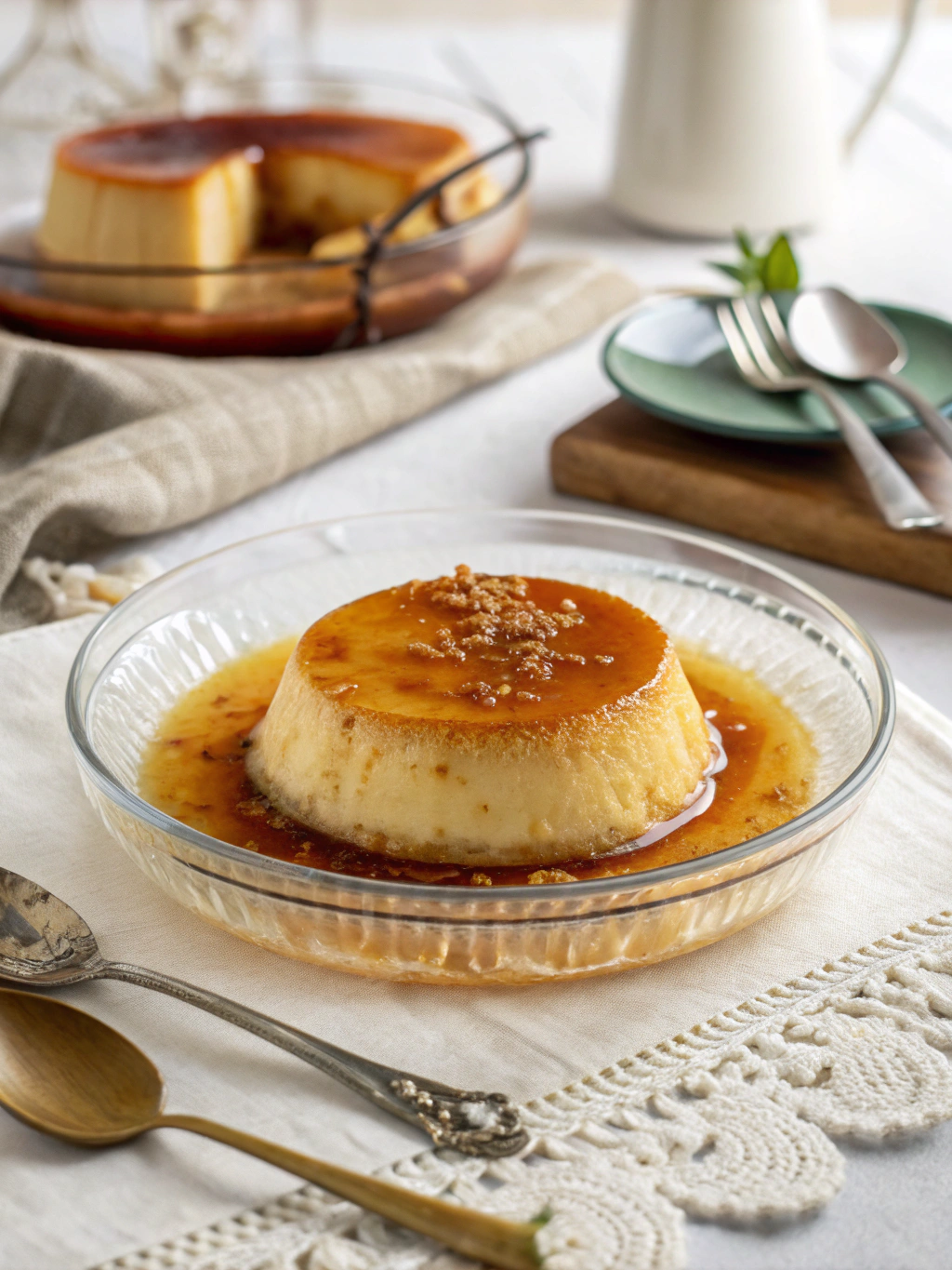 Rice Custard Flan