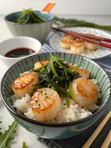 Japanese Scallop and Seaweed Rice