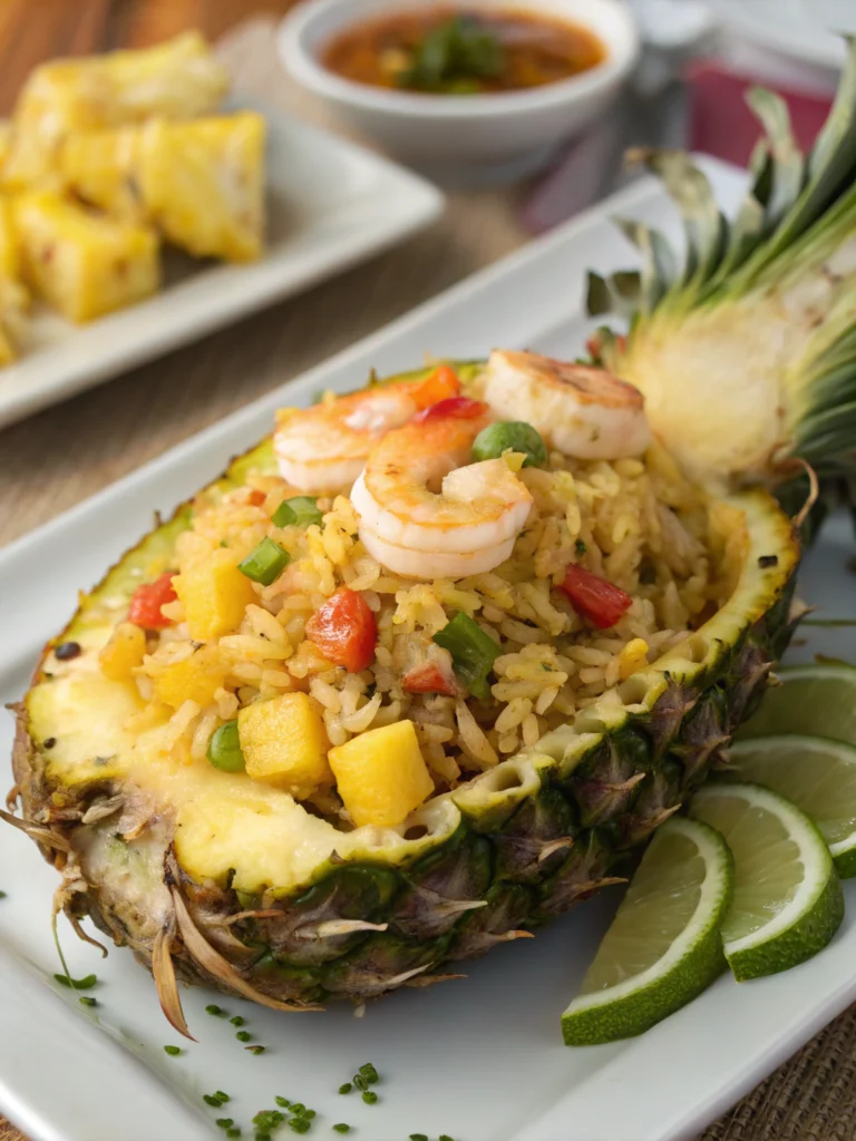 Thai Pineapple Seafood Fried Rice