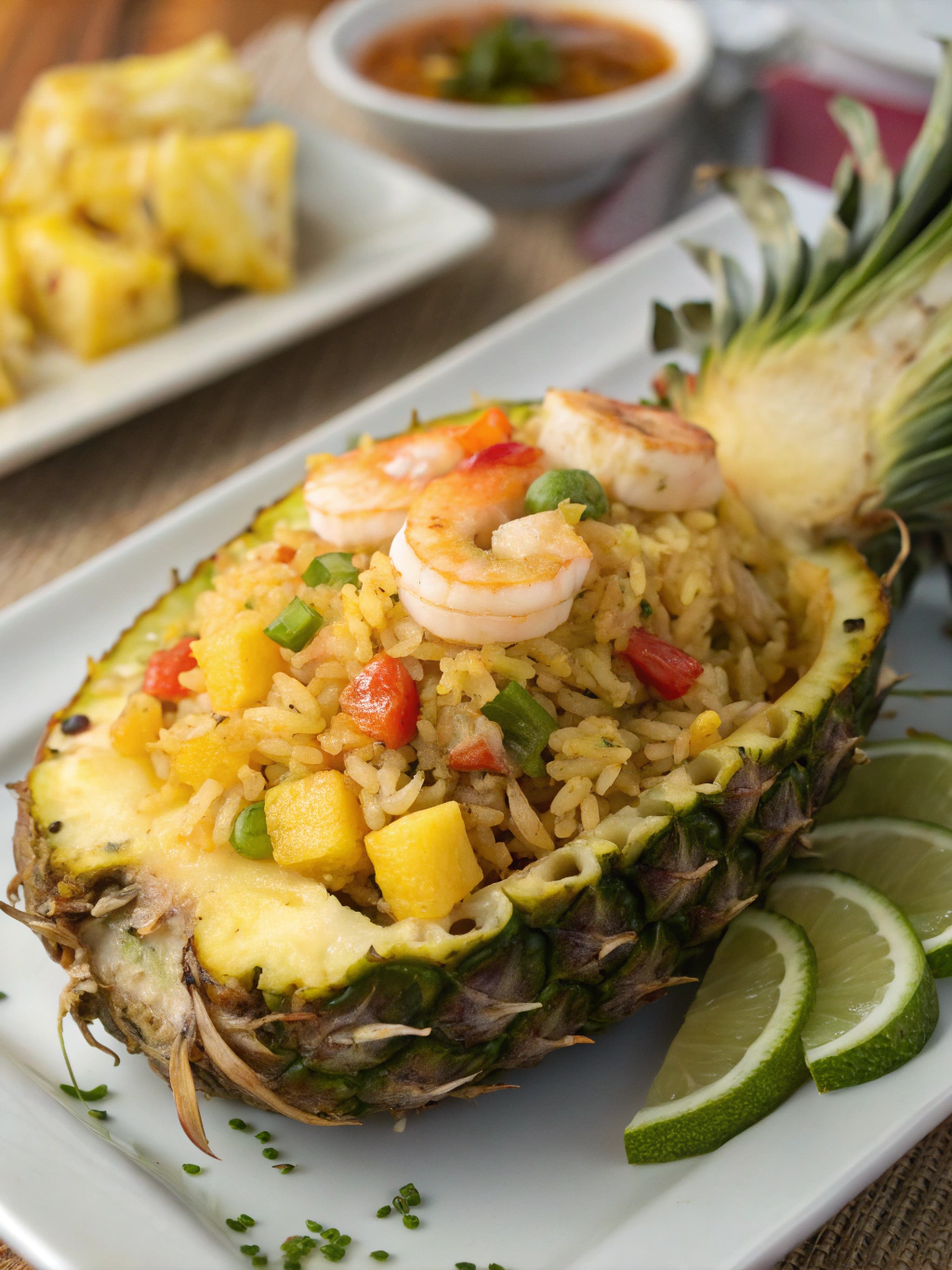 Thai Pineapple Seafood Fried Rice