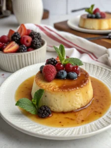 Rice Custard Flan