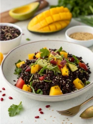 Black Rice Mango Salad