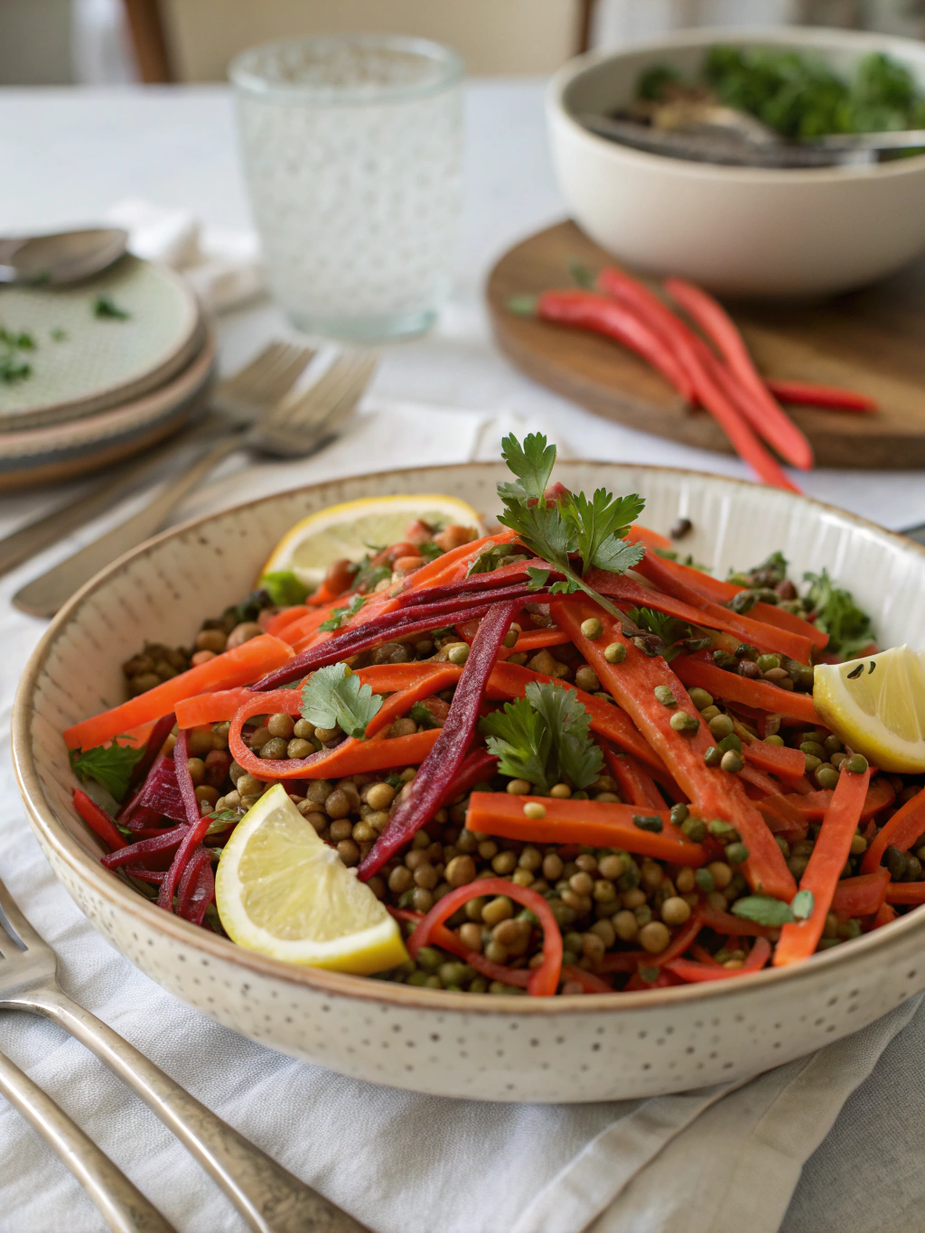 Lentil Carrot Salad