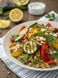 Barley Grilled Vegetable Salad