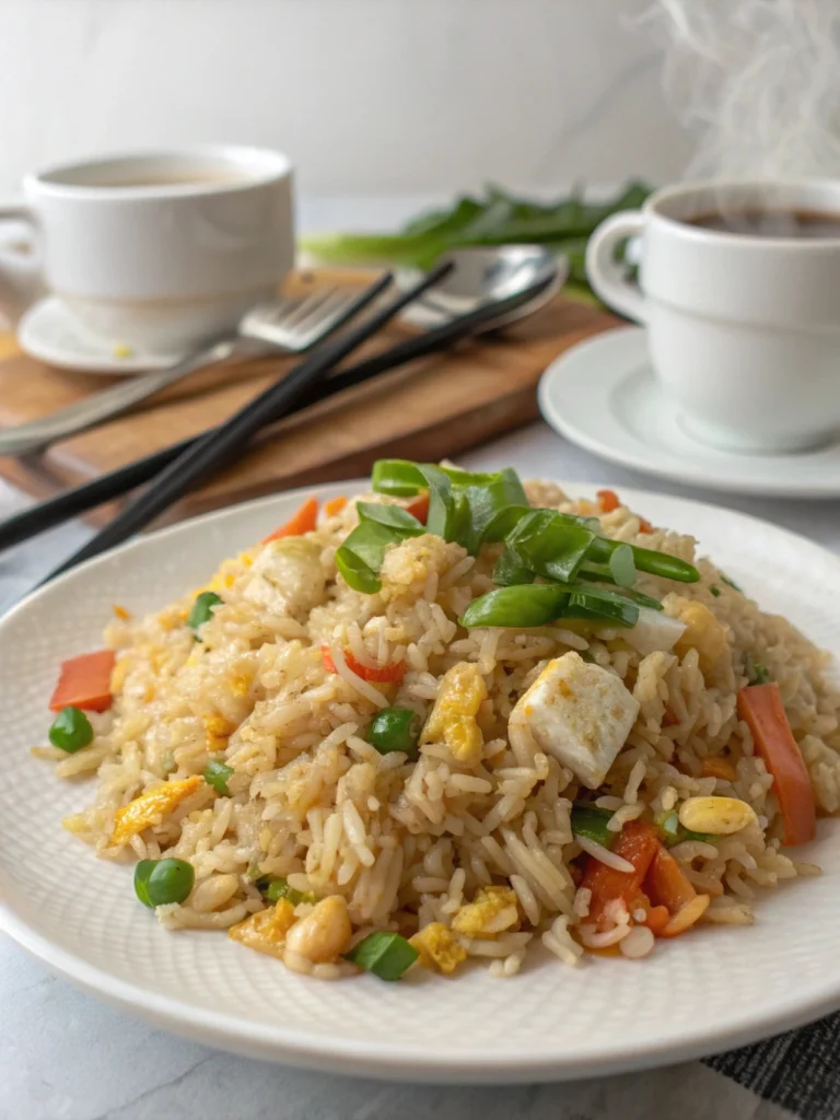 Salad With Lemon Tahini Rice